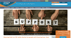 Desktop Screenshot of hearinglink.org